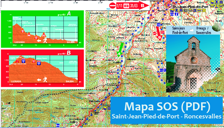 Mapa SOS Roncesvalles